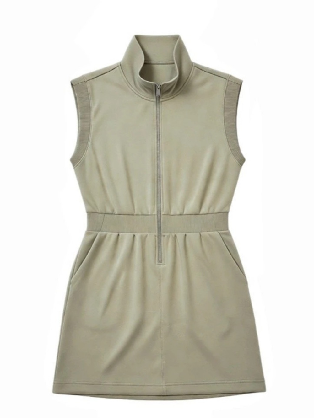 Calia Women's Light Green Full Zip Dress